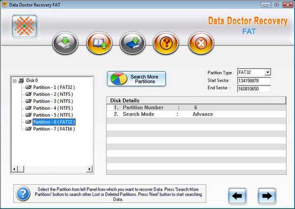 FAT32 Partition Recovery 3.0.1.5 screenshot