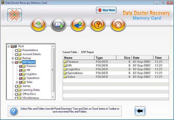 Screenshot of Memory Card Data Salvage Tool