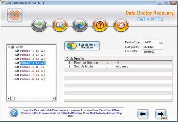 Windows Partition Files Recovery