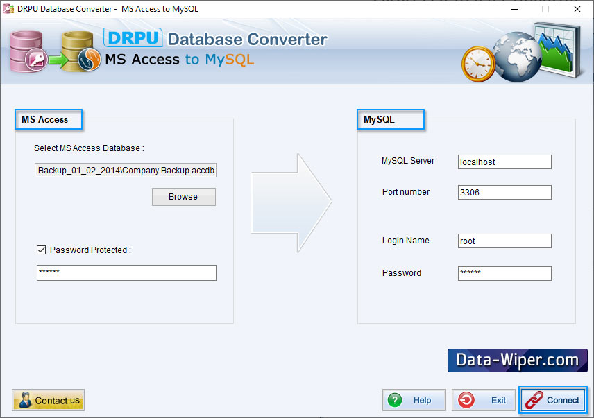 MS Access to MySQL Database Converter Screenshot