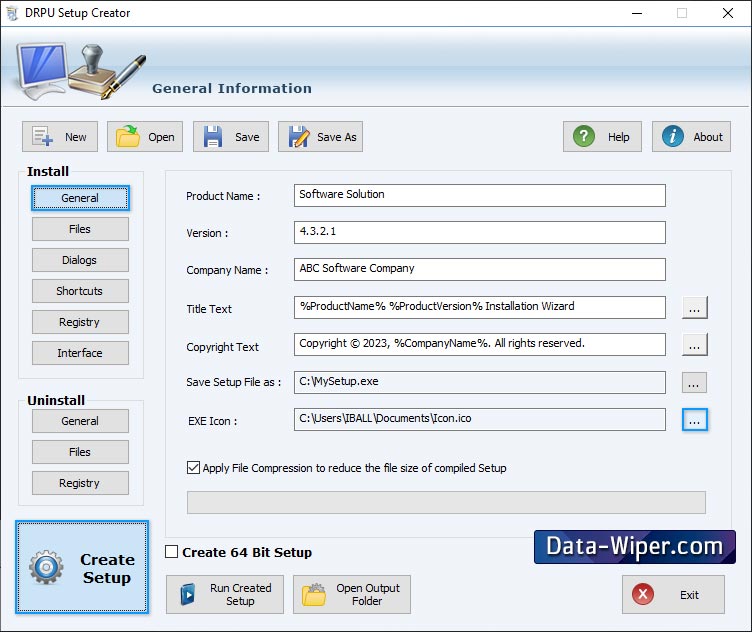 Setup Installer Software Screenshot